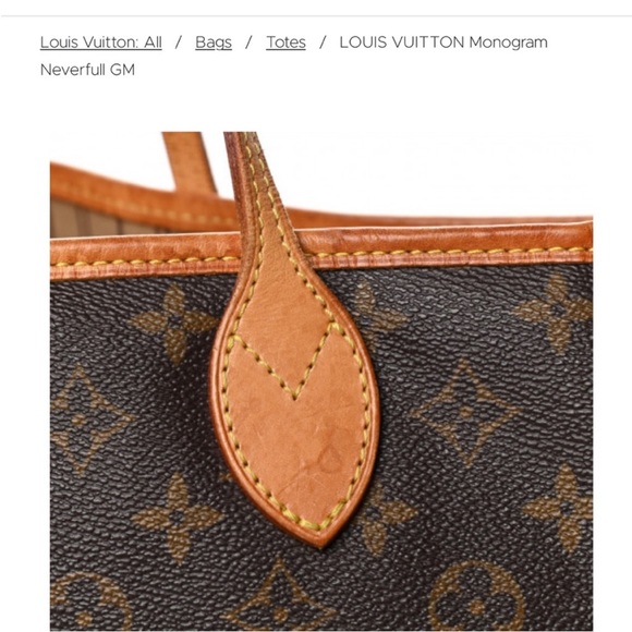 Authentic Louis Vuitton Neverfull GM preloved but great condition. 2007 France - Picture 9 of 14